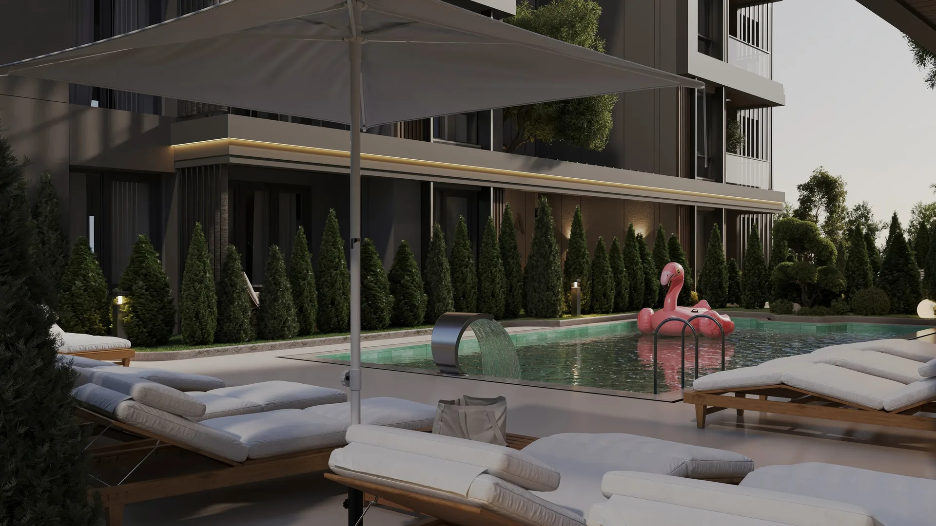 Vesta İnşaat modern daire iç mekan tasarımı
